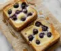 Lemon Blueberry Baked Custard Toast