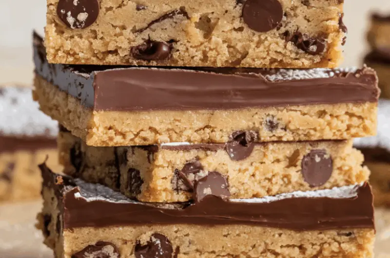 Healthy No Bake Cookie Dough Bars